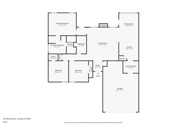721 Mesa Vista Dr in Crowley, TX - Building Photo - Building Photo