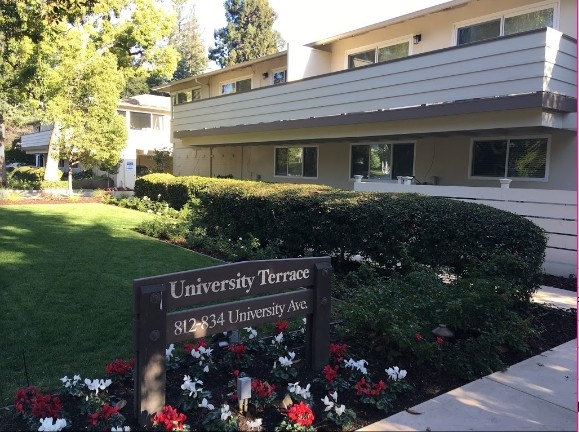 University Terrace in Palo Alto, CA - Building Photo