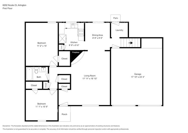 6202 Nicole Ct in Arlington, TX - Foto de edificio - Building Photo