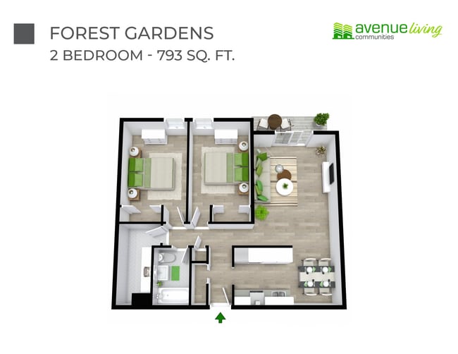 Forest Gardens in Moose Jaw, SK - Building Photo - Floor Plan