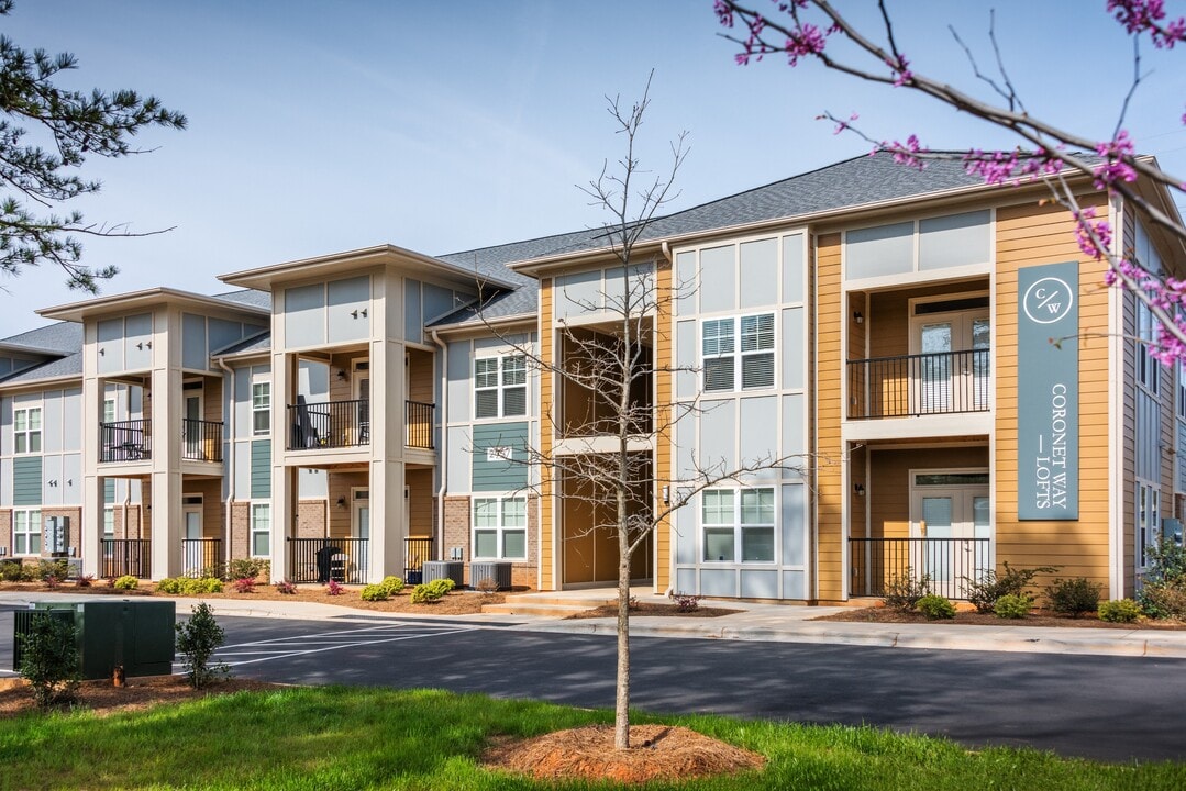 Coronet Way Lofts in Charlotte, NC - Foto de edificio