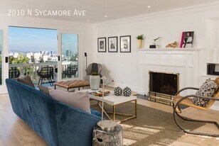 2010 N Sycamore Ave in Los Angeles, CA - Building Photo