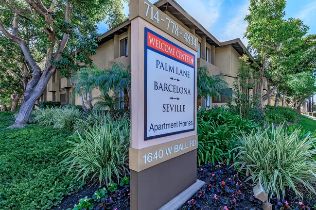 Barcelona, Palm Lane, Seville Apartment Homes in Anaheim, CA - Building Photo - Building Photo