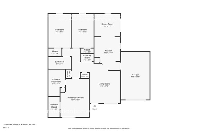 1326 Laurel Woods Dr in Gastonia, NC - Foto de edificio - Building Photo