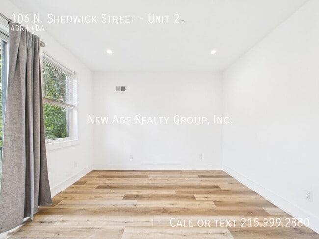 106 N Shedwick St, Unit Unit 2 in Philadelphia, PA - Building Photo - Building Photo