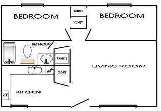 West Redwood in Ypsilanti, MI - Building Photo - Floor Plan