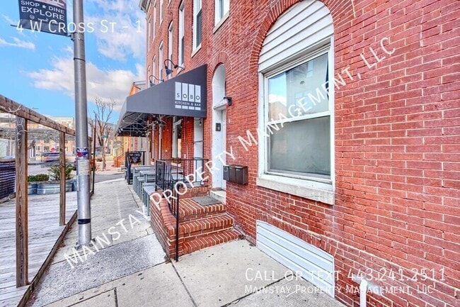 4 W Cross St in Baltimore, MD - Building Photo - Building Photo