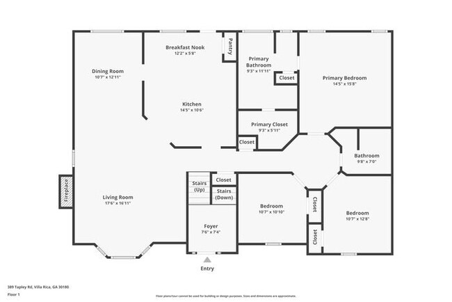 389 Tapley Rd in Villa Rica, GA - Foto de edificio - Building Photo