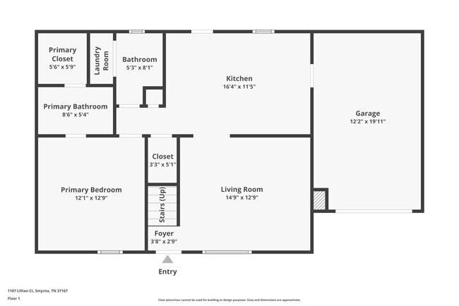 1107 Lillian Ct in Smyrna, TN - Foto de edificio - Building Photo