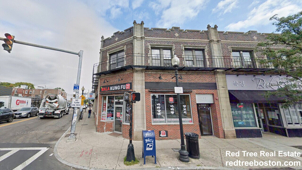 153 Brighton Ave in Boston, MA - Foto de edificio