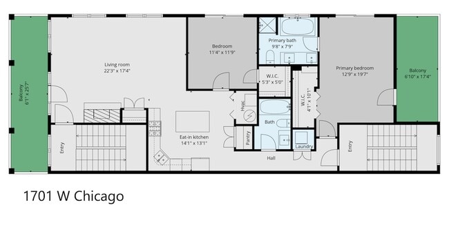 1701 W Chicago Ave in Chicago, IL - Building Photo - Building Photo