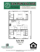 Elk Run Village in Cannon Beach, OR - Building Photo - Floor Plan