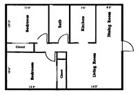 Olde Oaks Apartments in Clute, TX - Building Photo - Floor Plan