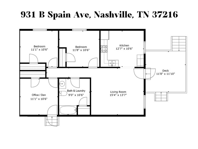 931 Spain Ave in Nashville, TN - Foto de edificio - Building Photo