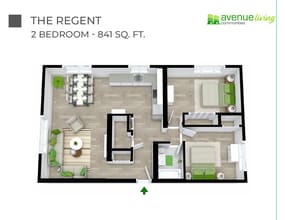 The Regent in Edmonton, AB - Building Photo - Floor Plan