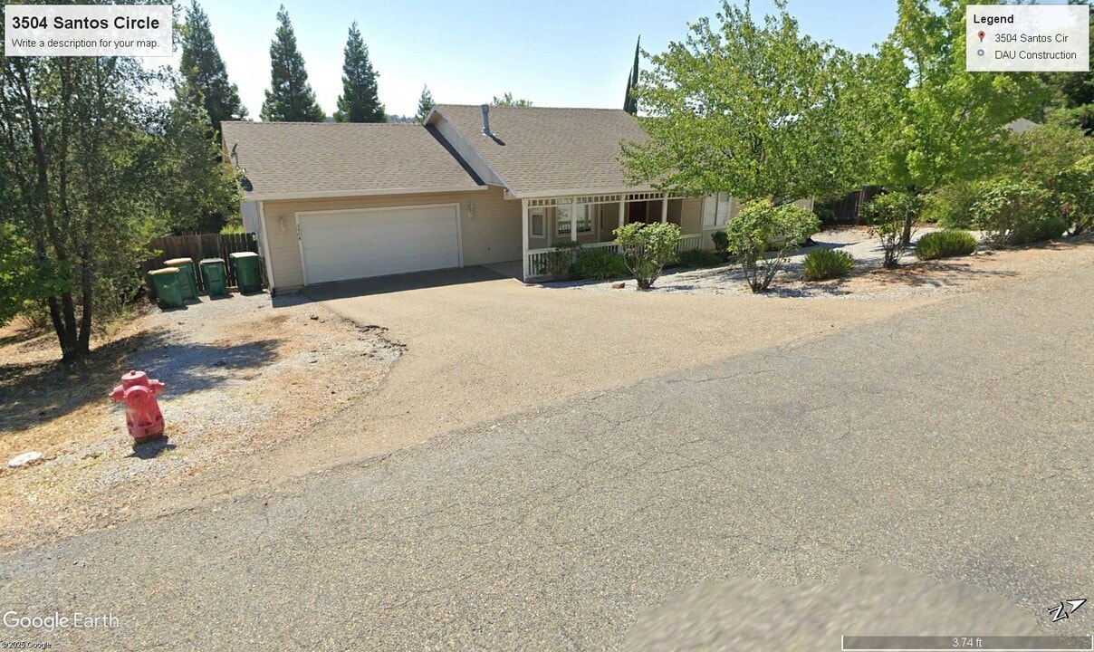 3504 Santos Cir in Cameron Park, CA - Foto de edificio