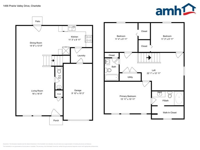 1456 Prairie Valley Dr in Charlotte, NC - Foto de edificio - Building Photo
