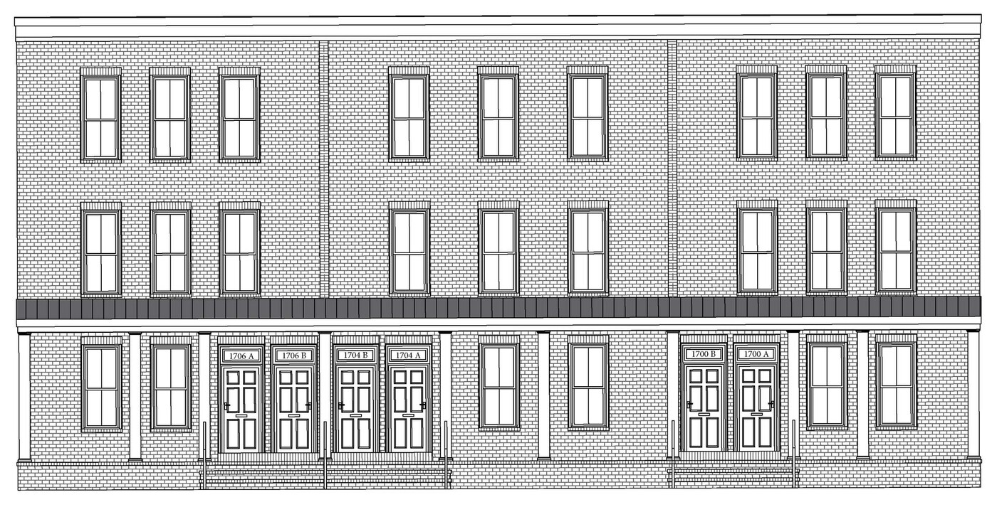 1704 W Cary St in Richmond, VA - Foto de edificio