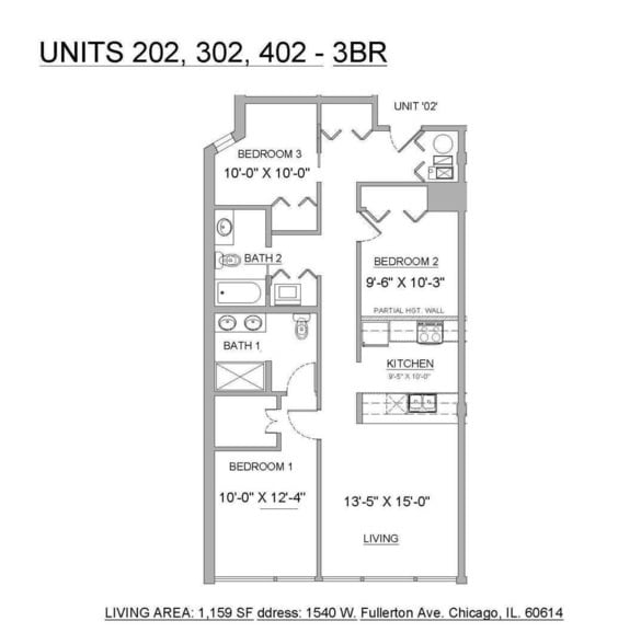 1540 W Fullerton Ave, Unit 202 in Chicago, IL - Building Photo - Building Photo
