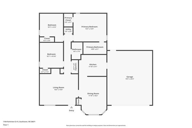 1104 Parkview Cir N in Southaven, MS - Building Photo - Building Photo