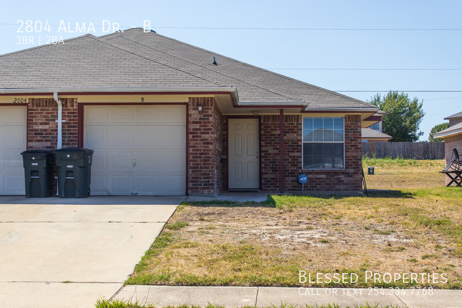 2804 Alma Dr-Unit -B in Killeen, TX - Building Photo