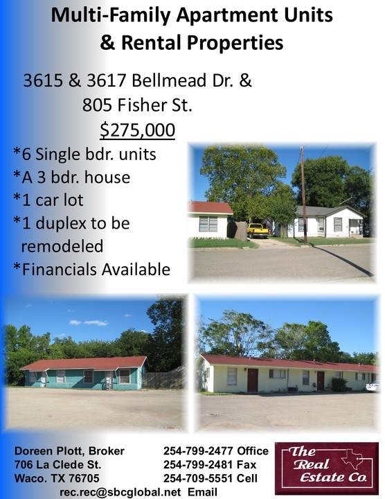 3615 Bellmead Dr in Waco, TX - Foto de edificio