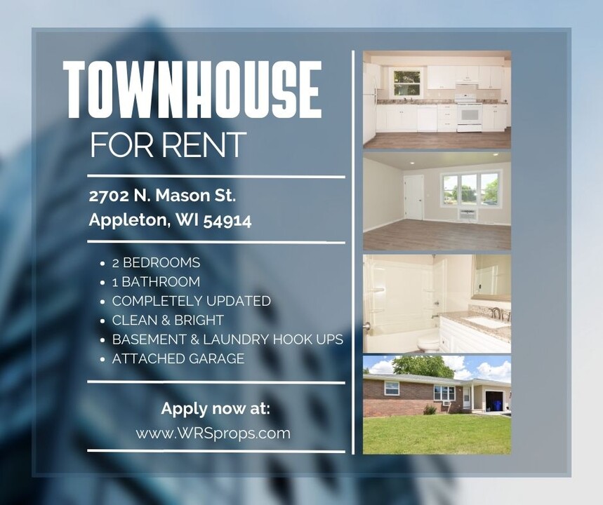 2702 N Mason St, Unit Left in Appleton, WI - Foto de edificio