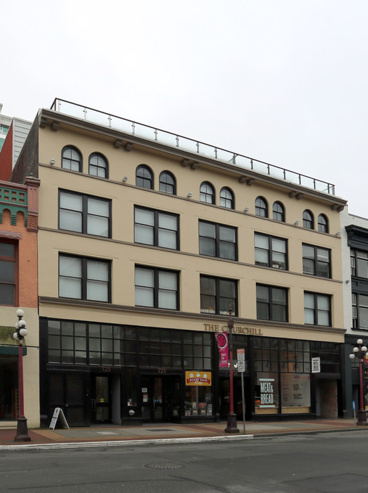 The Churchill on Yates in Victoria, BC - Building Photo