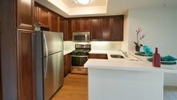 Eat-in Kitchen - Westside Villas Apartments in Los Angeles, California