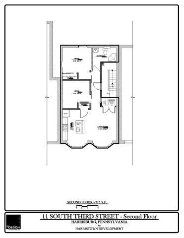 SoMa II 11 S Third St in Harrisburg, PA - Foto de edificio - Floor Plan