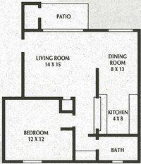 Sunnyslope Apartments in New Berlin, WI - Foto de edificio - Floor Plan