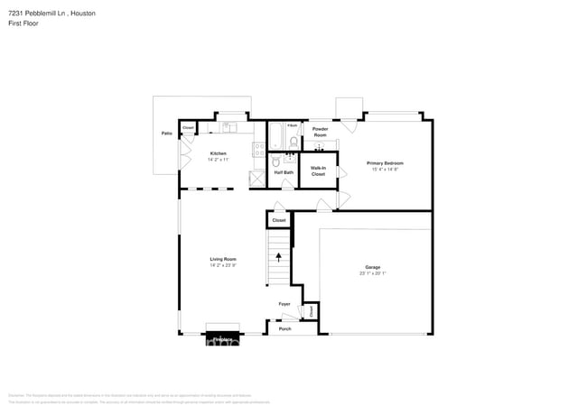 7231 Pebblemill Ln in Houston, TX - Foto de edificio - Building Photo