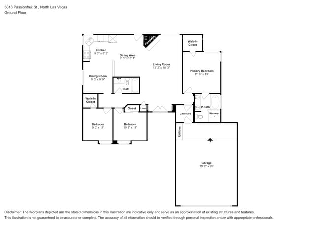 3818 Passionfruit St in North Las Vegas, NV - Building Photo - Building Photo