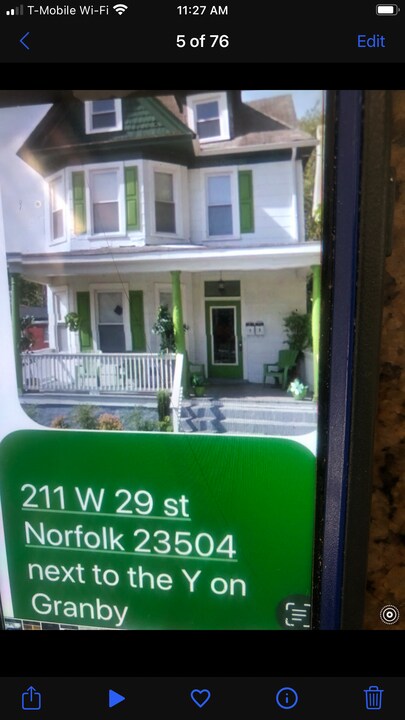 211 W 29th St, Unit One in Norfolk, VA - Foto de edificio