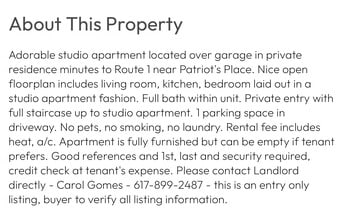176 North St, Unit Adorable studio in Norfolk, MA - Building Photo - Building Photo