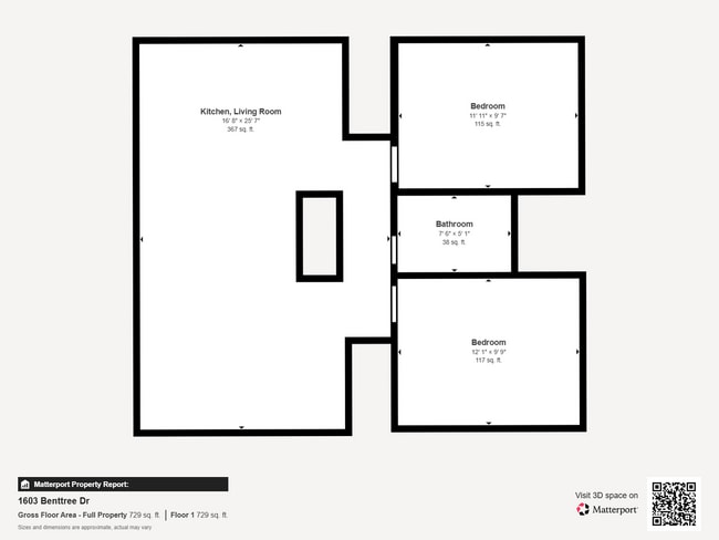 1603 Benttree Dr, Unit Unit B in Killeen, TX - Foto de edificio - Building Photo