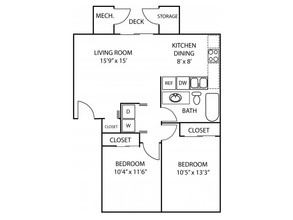 Lakeland Pointe Apartments in Moses Lake, WA - Foto de edificio - Floor Plan