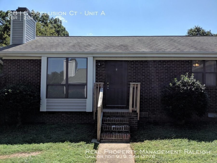 2816 Seclusion Ct-Unit -Unit A in Raleigh, NC - Building Photo