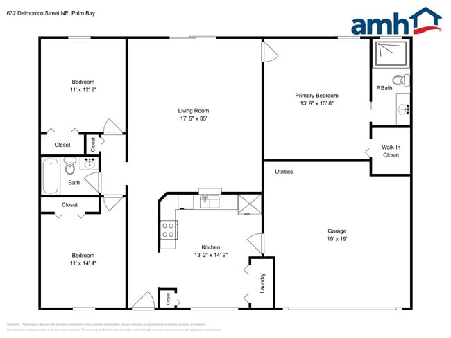 632 Delmonico St NE in Palm Bay, FL - Foto de edificio - Building Photo