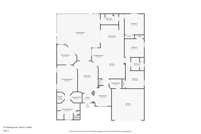 4113 Balington Dr in Valrico, FL - Foto de edificio - Building Photo