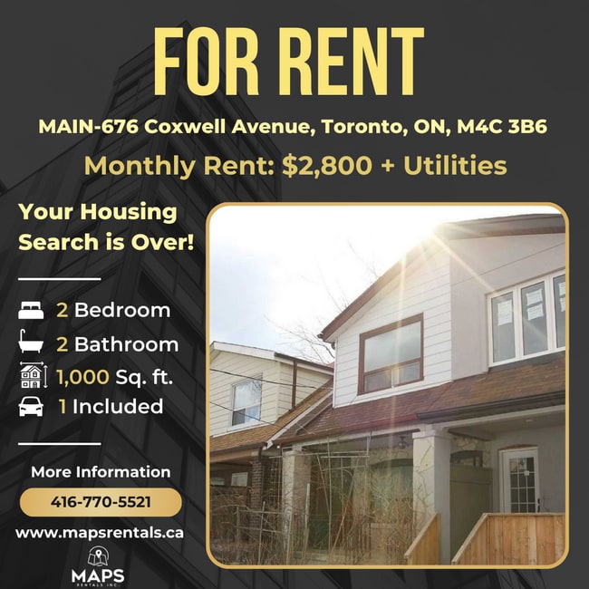 property at 676 Coxwell Ave