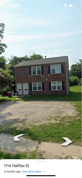 1114 Halifax St in Petersburg, VA - Building Photo