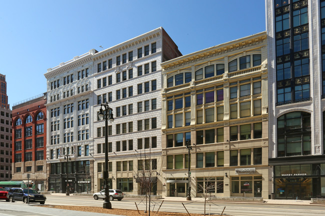 Lofts at Merchants Row Exp (Valpey/Pep Bldg) in Detroit, MI - Foto de edificio - Building Photo