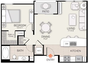 Palmeras in Irvine, CA - Foto de edificio - Floor Plan