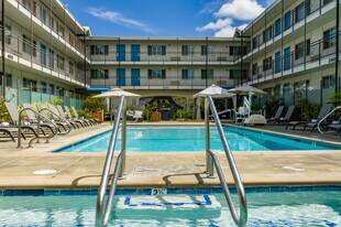 Newly Renovated One and Two Bedroom Apartments in Corte Madera with Pool, Elevator, AC in Corte Madera, CA - Building Photo