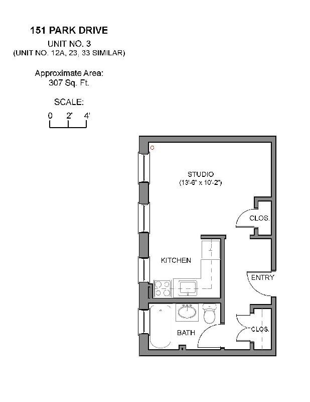 151 Park Dr, Unit 33 in Boston, MA - Foto de edificio - Building Photo