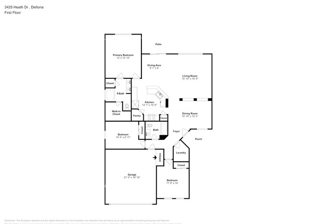 3425 Heath Dr in Deltona, FL - Foto de edificio - Building Photo