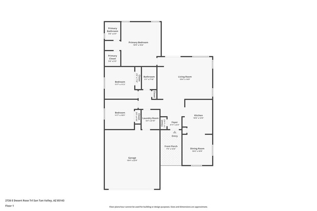 2726 E Desert Rose Trail in San Tan Valley, AZ - Building Photo - Building Photo