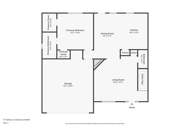 111 Galway Ln in Hampton, GA - Foto de edificio - Building Photo