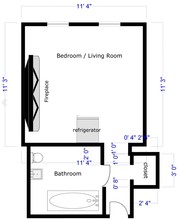 122 Bowdoin St Apartments in Boston, MA - Building Photo - Floor Plan